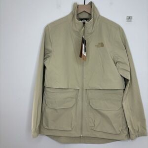 The North Face Sightseer Jacket Womens Medium Lightweight Rain Flashdry‎ Brown